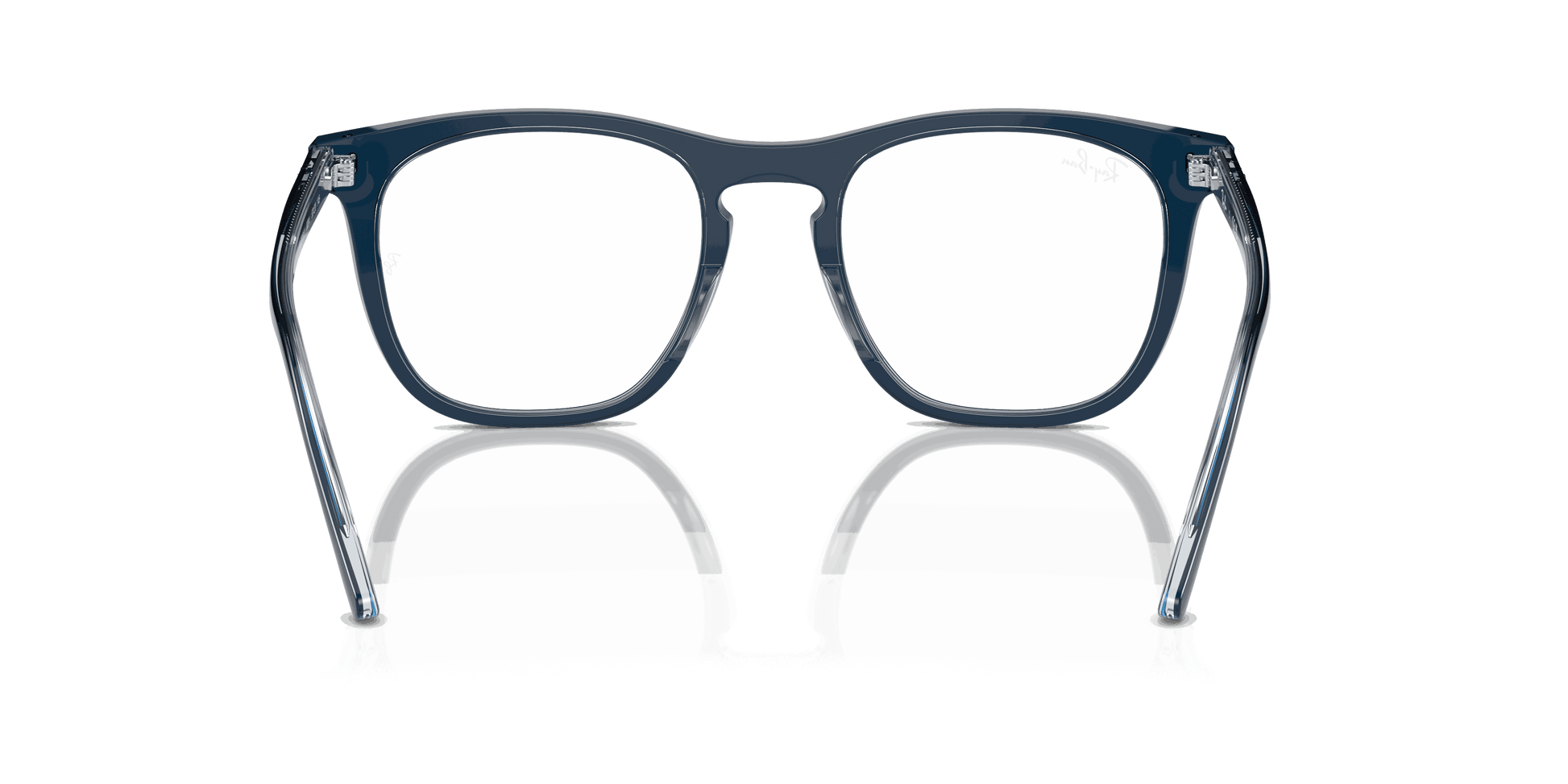 [Clear Lenses, Polished Blue On Transparent Blue Frame]