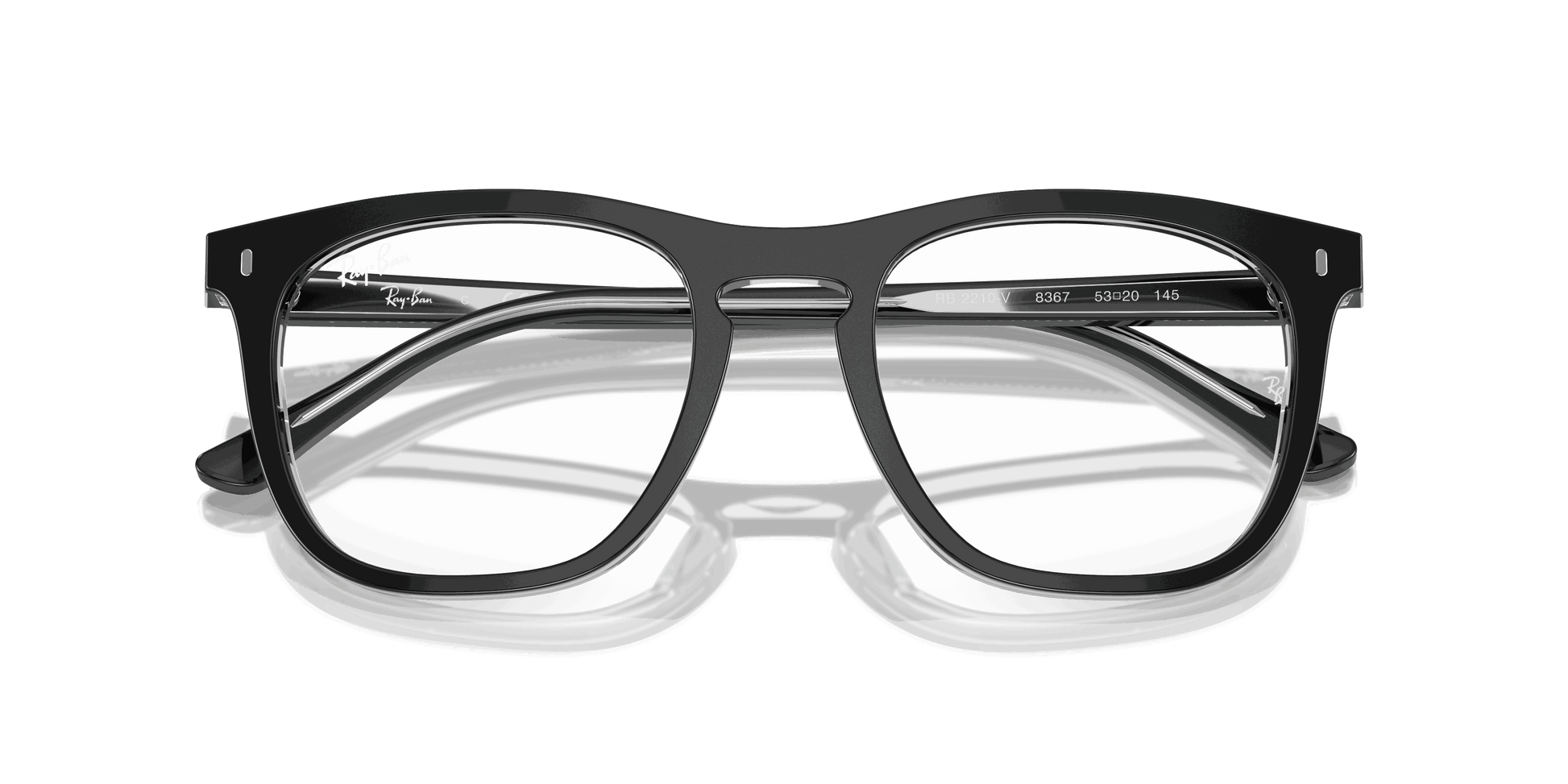 [Clear Lenses, Polished Dark Grey On Transparent Light Grey Frame]