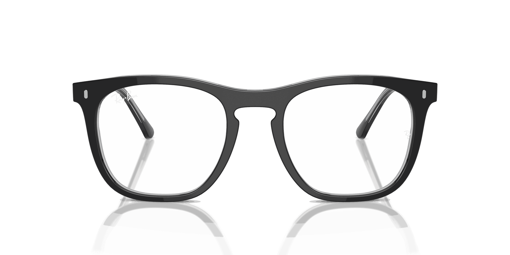 [Clear Lenses, Polished Dark Grey On Transparent Light Grey Frame]