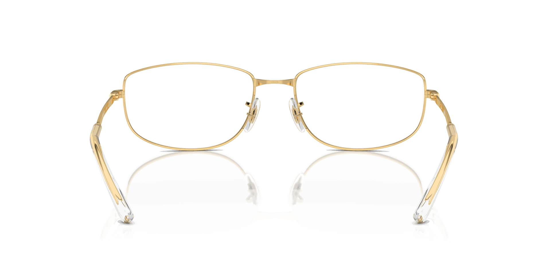 [Clear Lenses, Polished Arista Gold Frame]