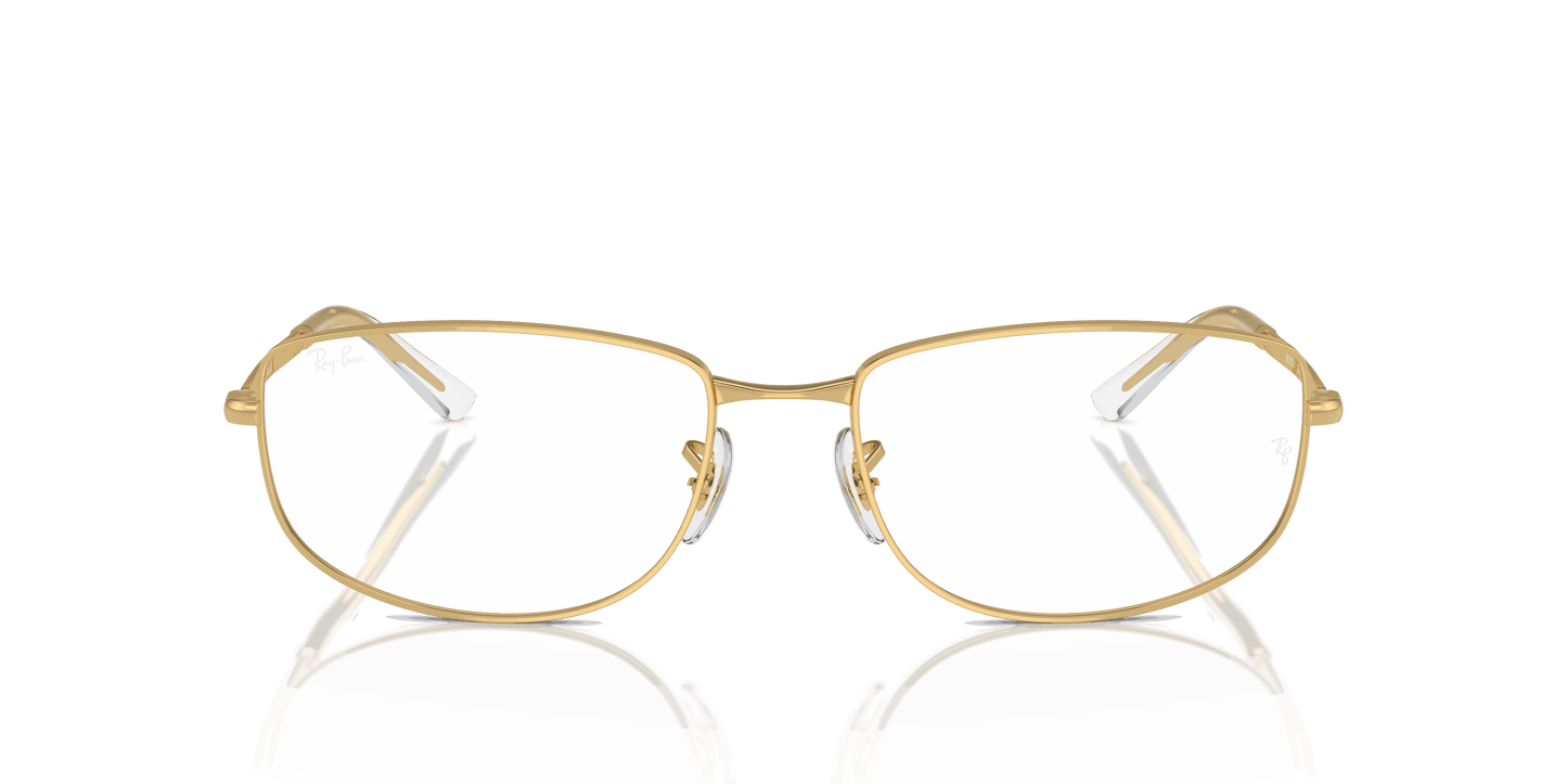 [Clear Lenses, Polished Arista Gold Frame]