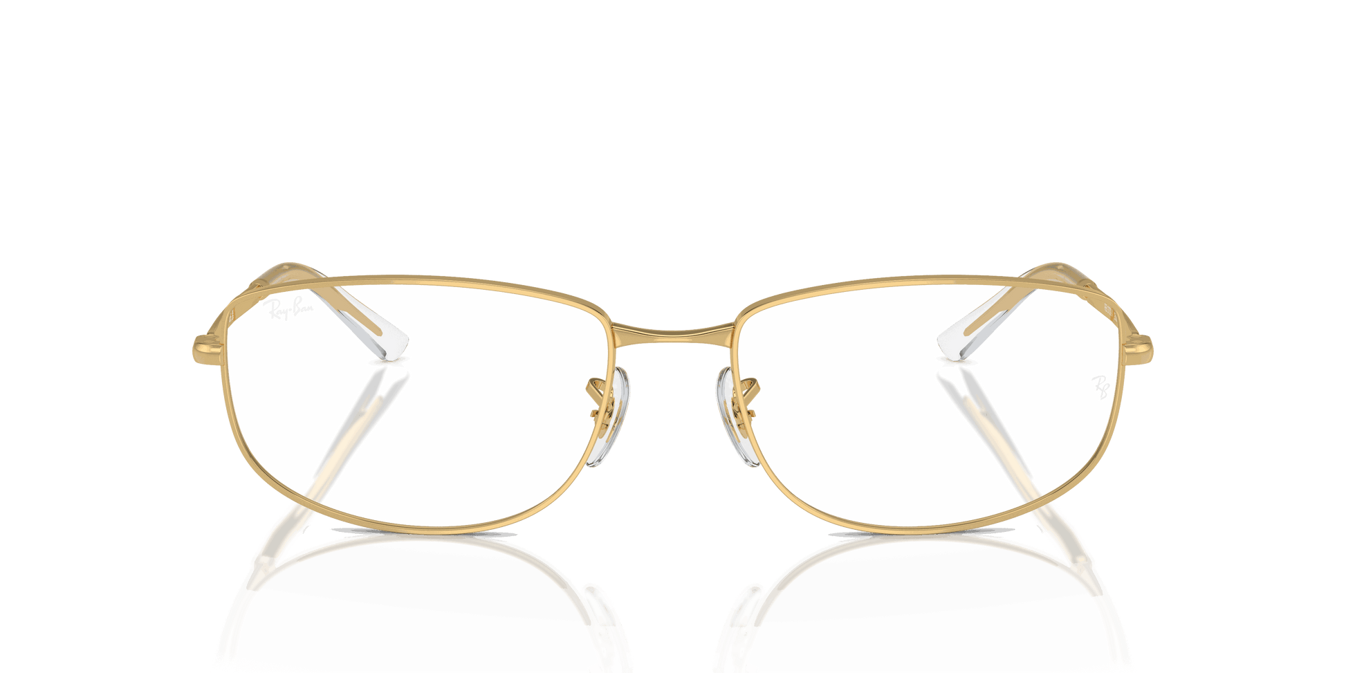 [Clear Lenses, Polished Arista Gold Frame]