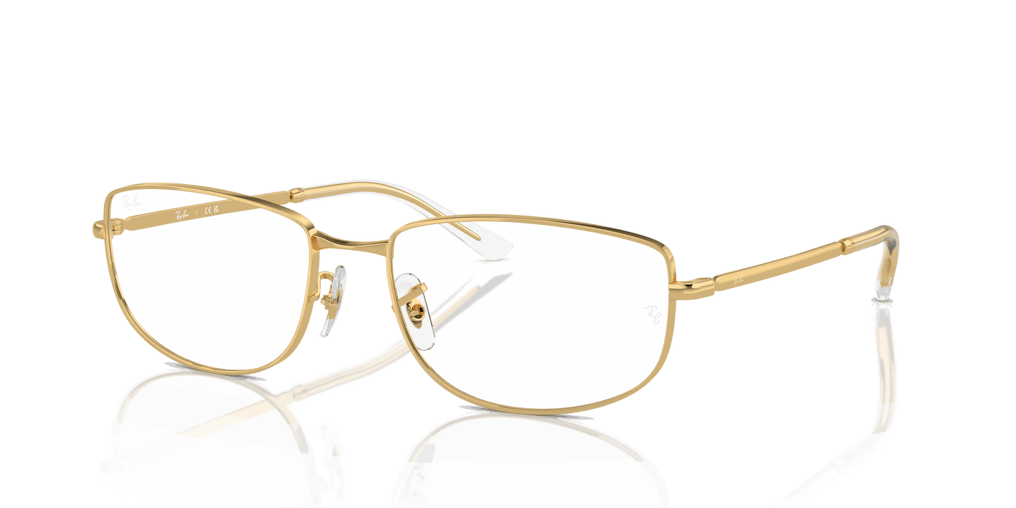 [Clear Lenses, Polished Arista Gold Frame]