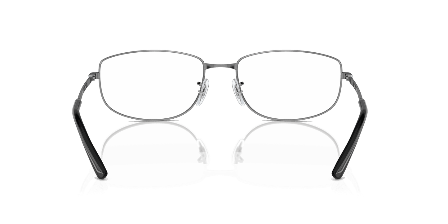 [Clear Lenses, Polished Gunmetal Frame]
