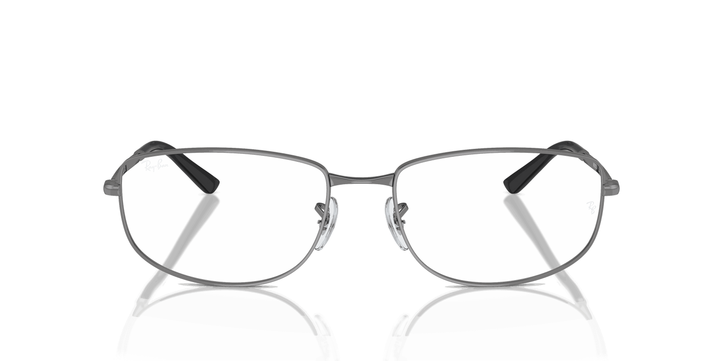 [Clear Lenses, Polished Gunmetal Frame]
