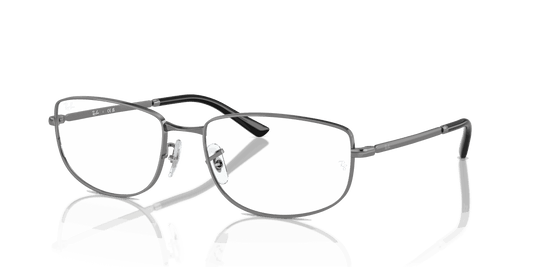 [Clear Lenses, Polished Gunmetal Frame]