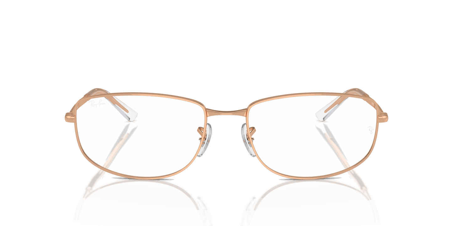 [Clear Lenses, Polished Rose Gold Frame]