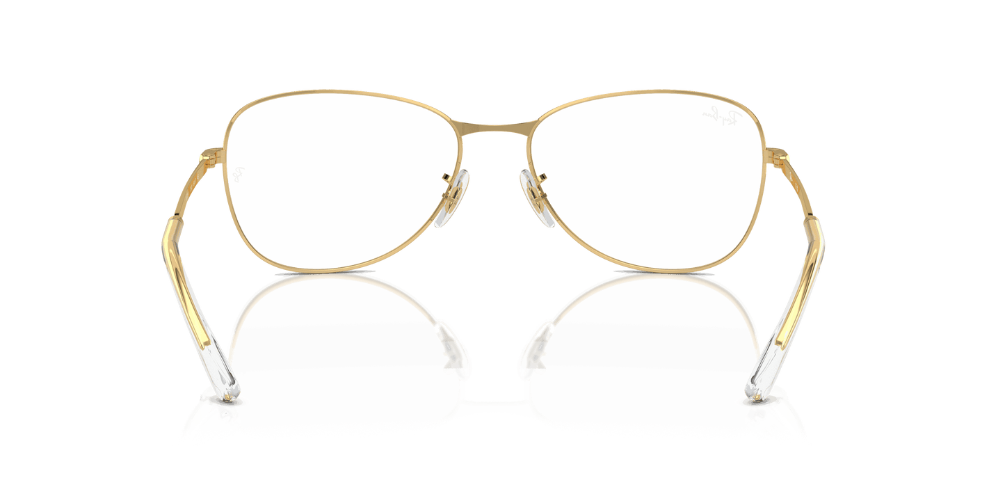 [Clear Lenses, Polished Arista Gold Frame]