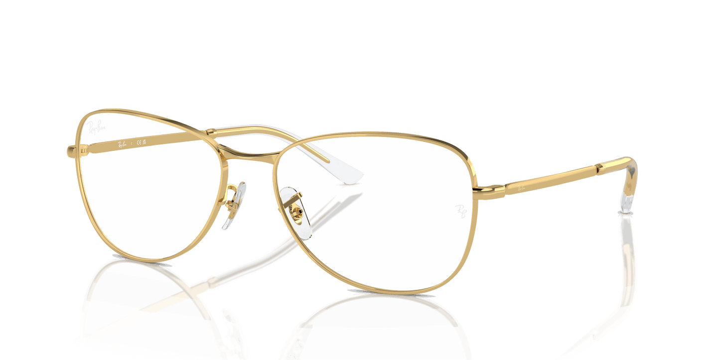[Clear Lenses, Polished Arista Gold Frame]