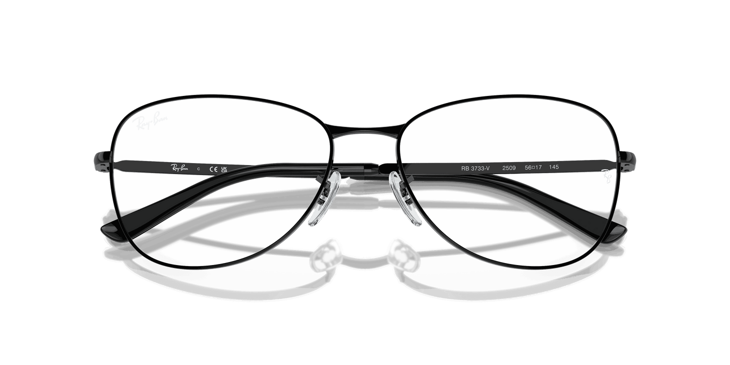 [Clear Lenses, Polished Black Frame]