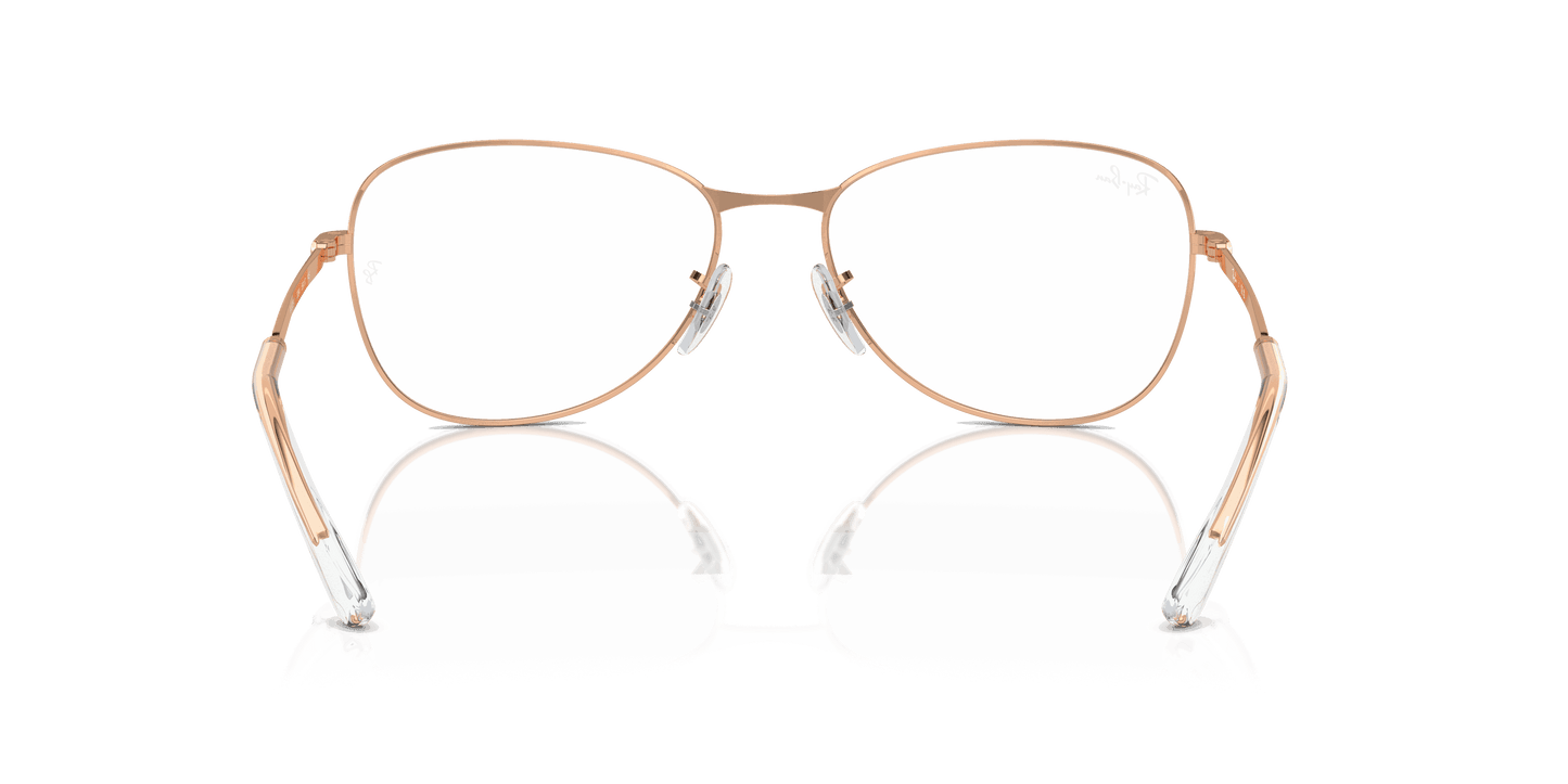 [Clear Lenses, Polished Rose Gold Frame]