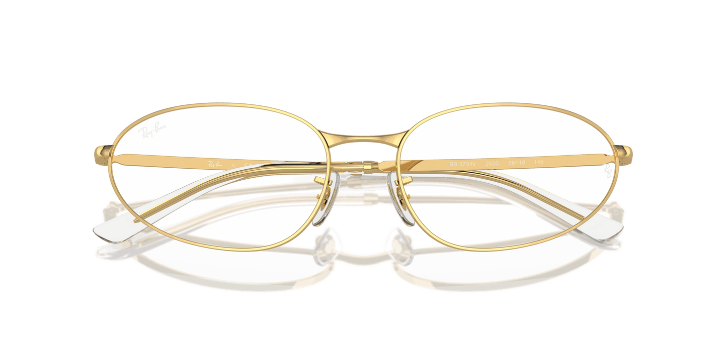 [Clear Lenses, Polished Arista Gold Frame]