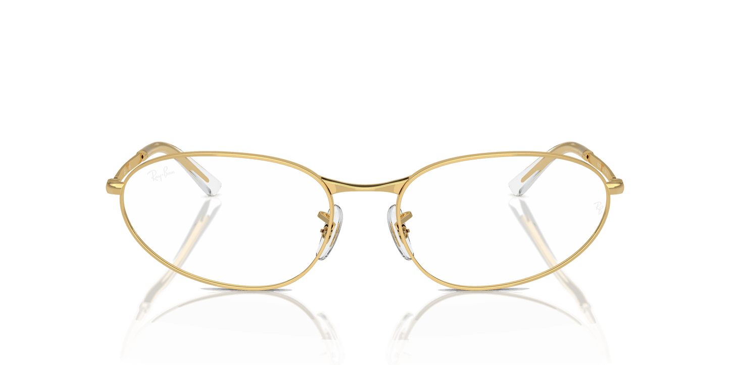 [Clear Lenses, Polished Arista Gold Frame]