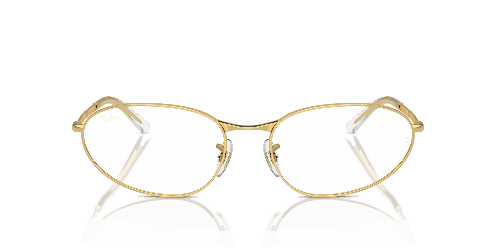 [Clear Lenses, Polished Arista Gold Frame]