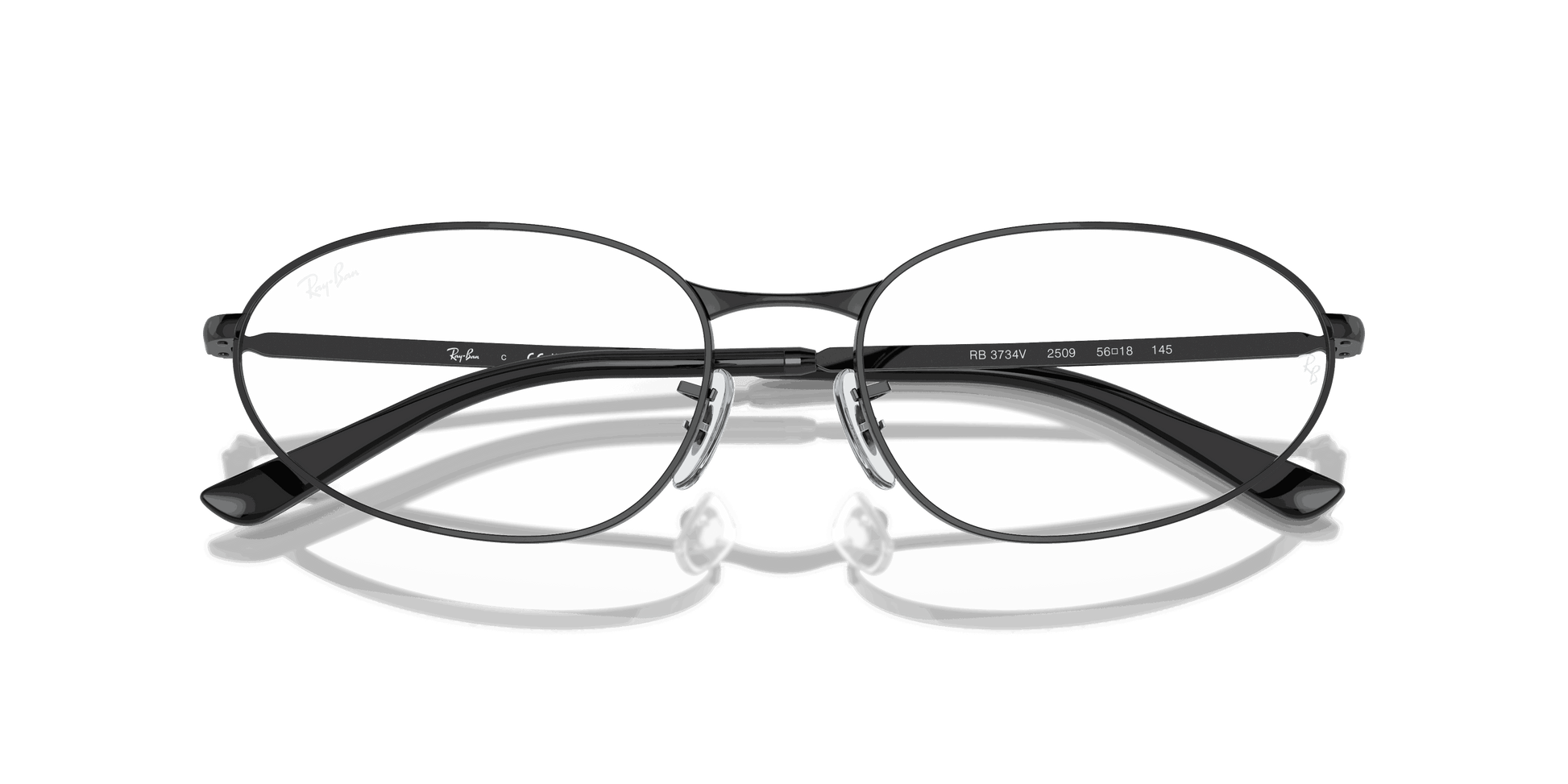 [Clear Lenses, Polished Black Frame]