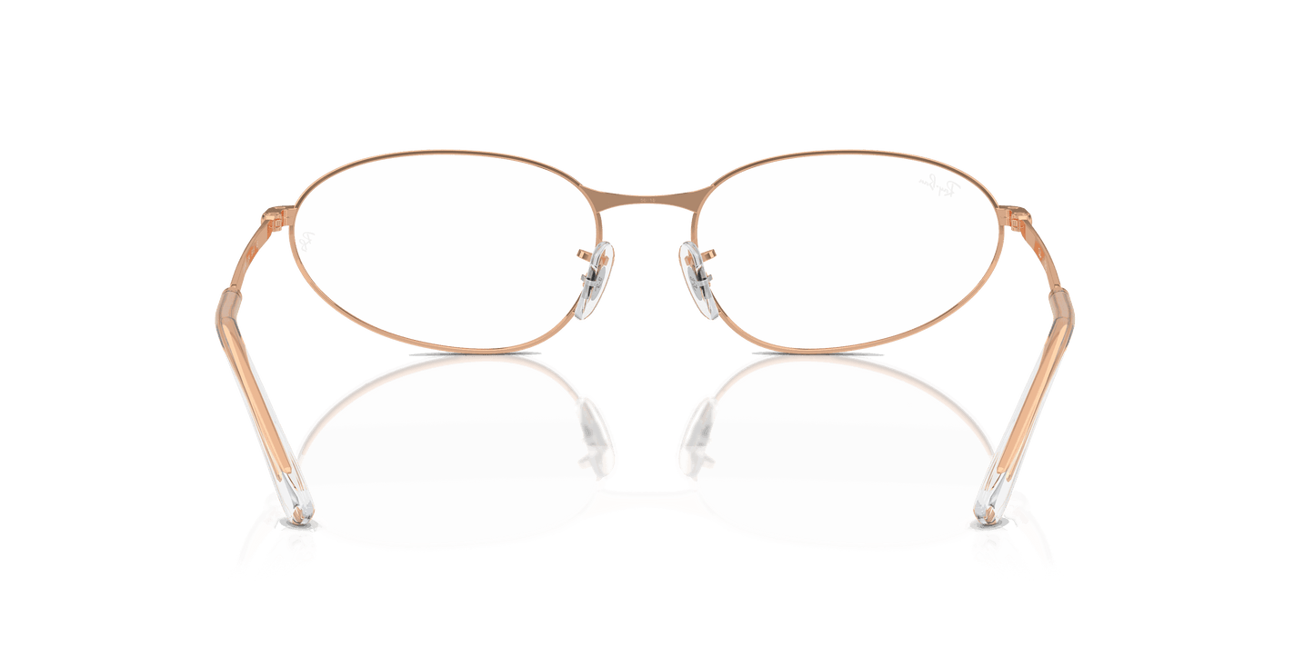 [Clear Lenses, Polished Rose Gold Frame]