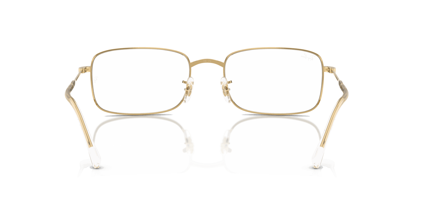 [Clear Lenses, Polished Arista Gold Frame]