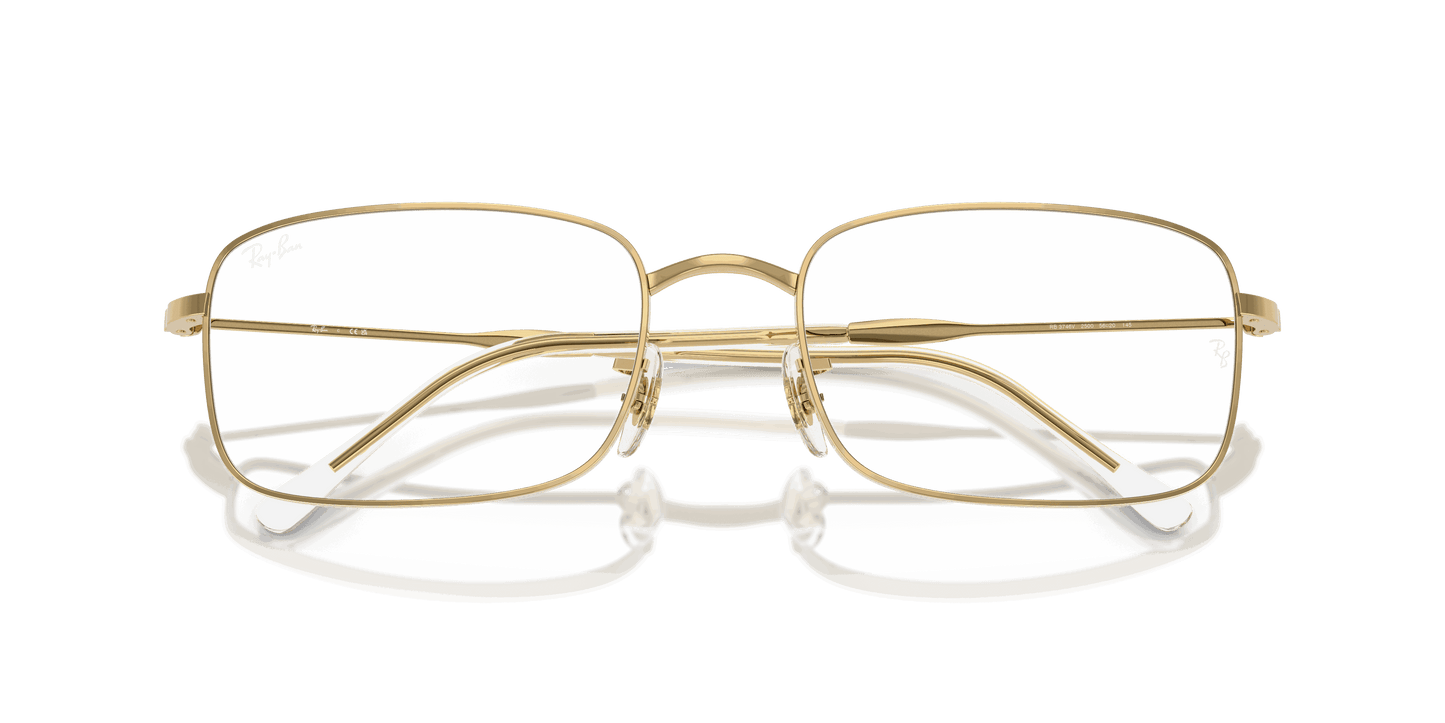 [Clear Lenses, Polished Arista Gold Frame]