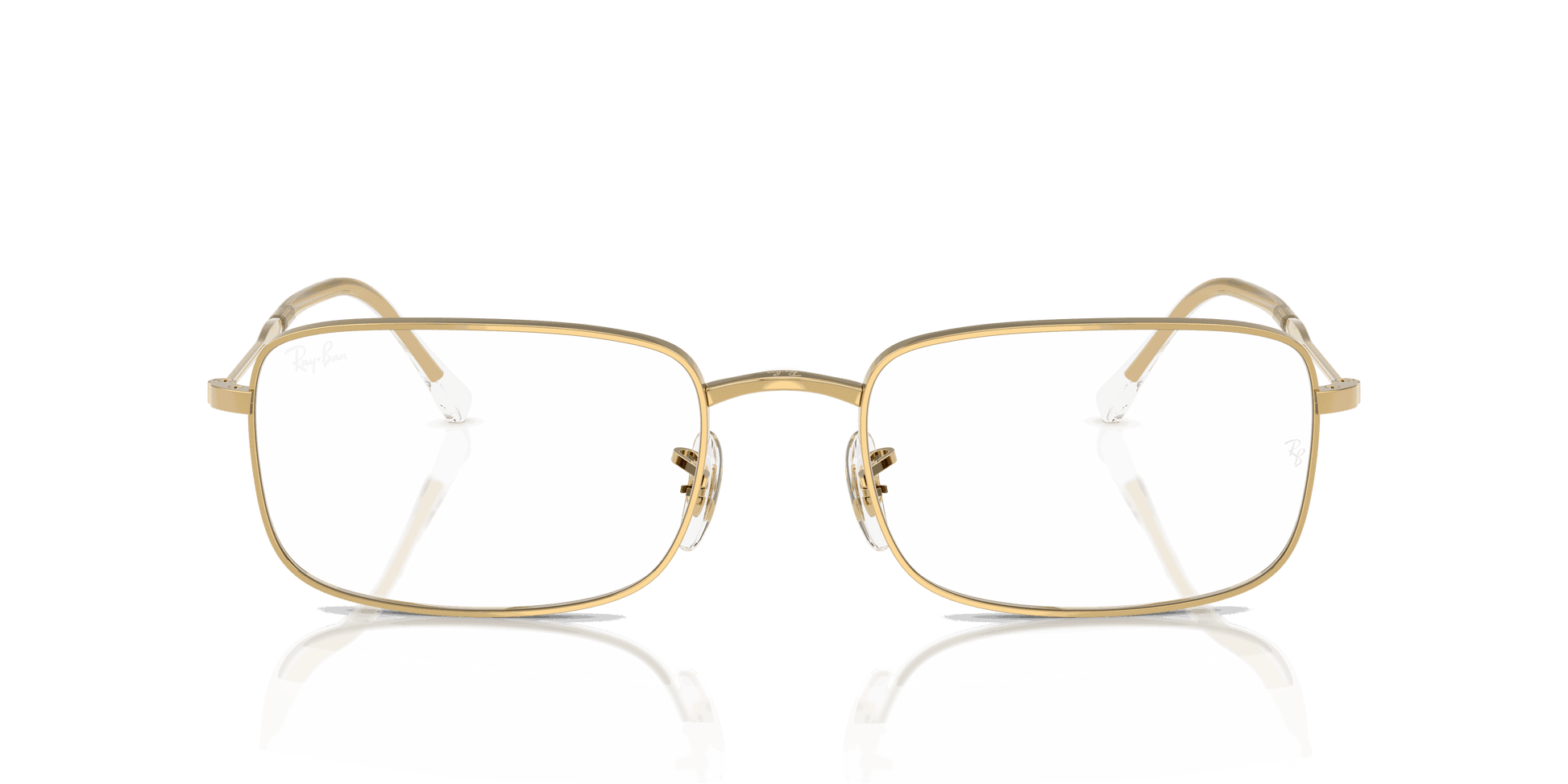 [Clear Lenses, Polished Arista Gold Frame]