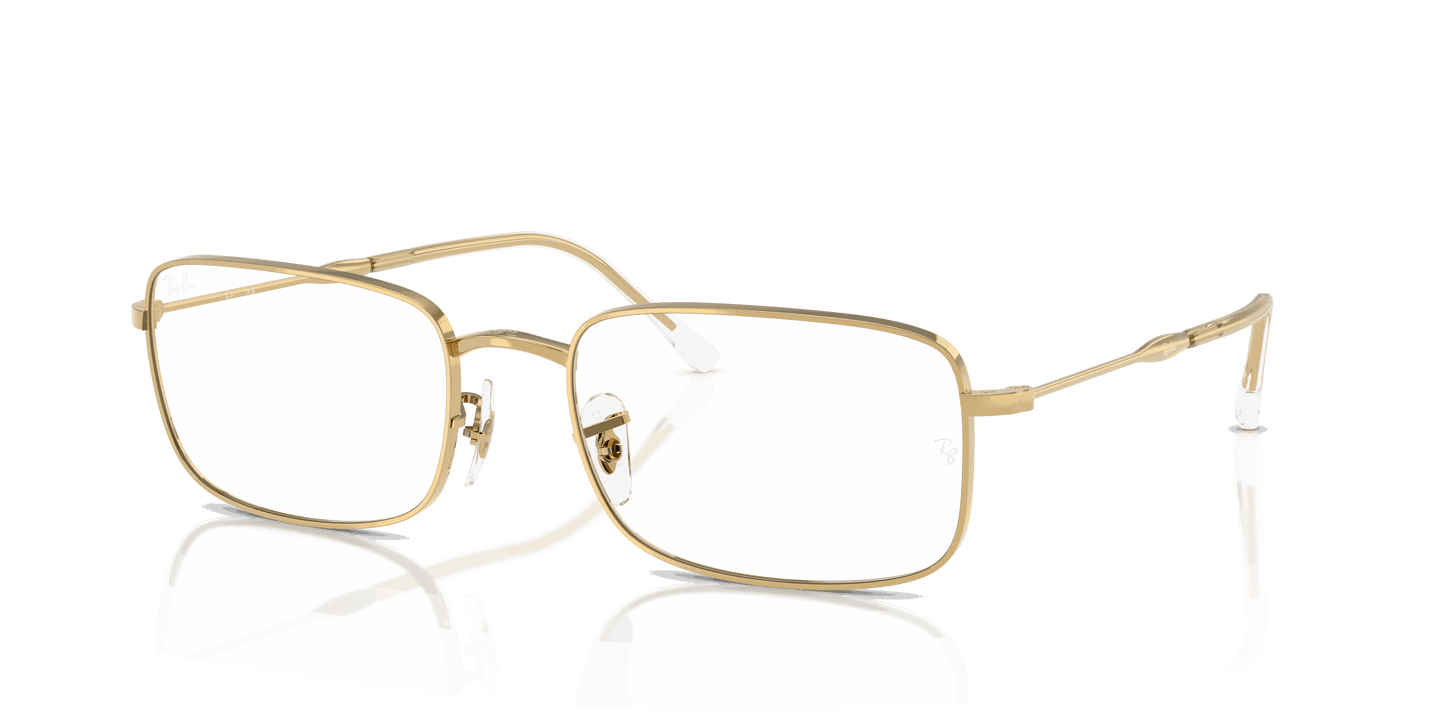 [Clear Lenses, Polished Arista Gold Frame]