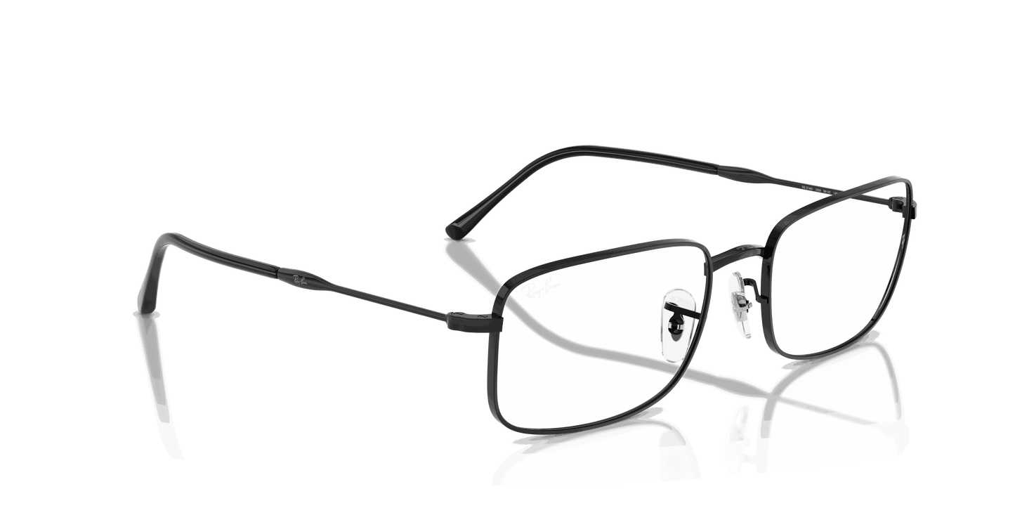 [Clear Lenses, Polished Black Frame]