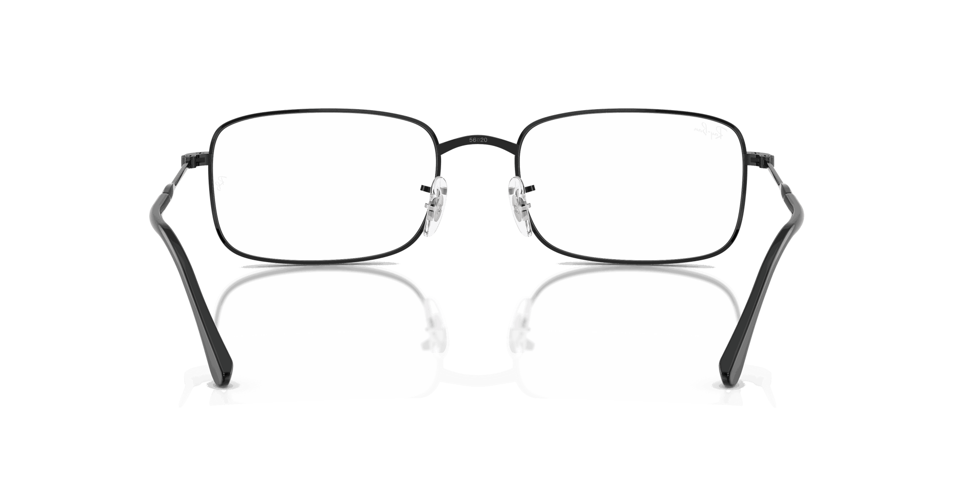 [Clear Lenses, Polished Black Frame]