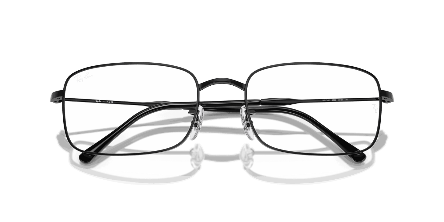 [Clear Lenses, Polished Black Frame]