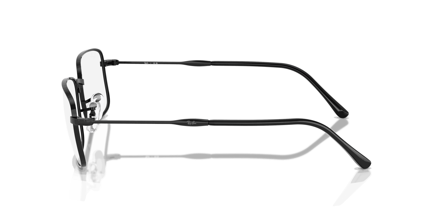 [Clear Lenses, Polished Black Frame]