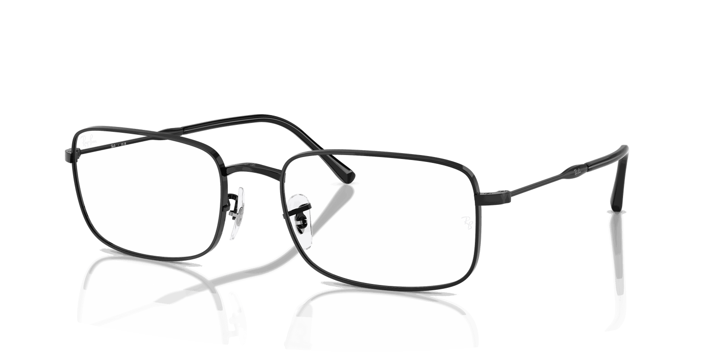 [Clear Lenses, Polished Black Frame]
