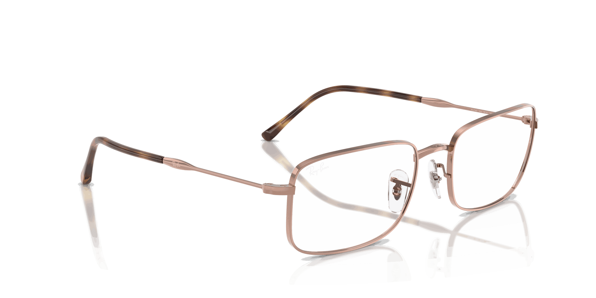 [Clear Lenses, Polished Copper Frame]