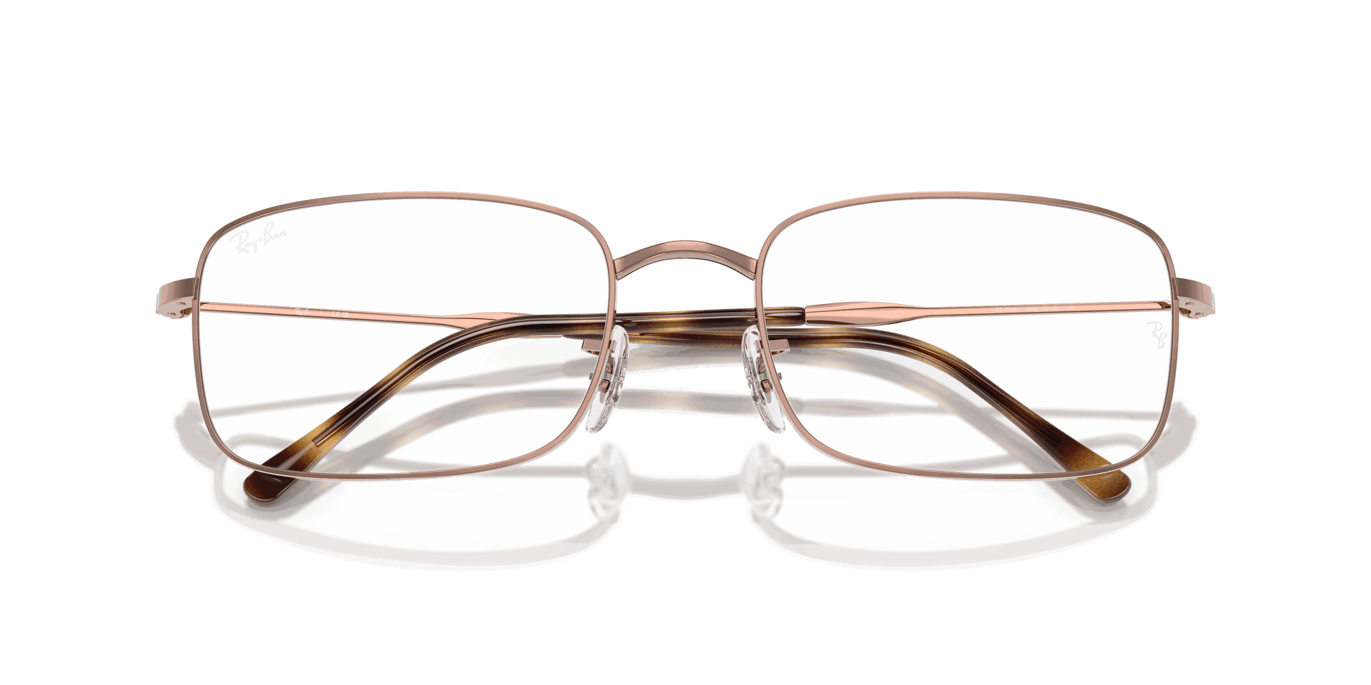 [Clear Lenses, Polished Copper Frame]
