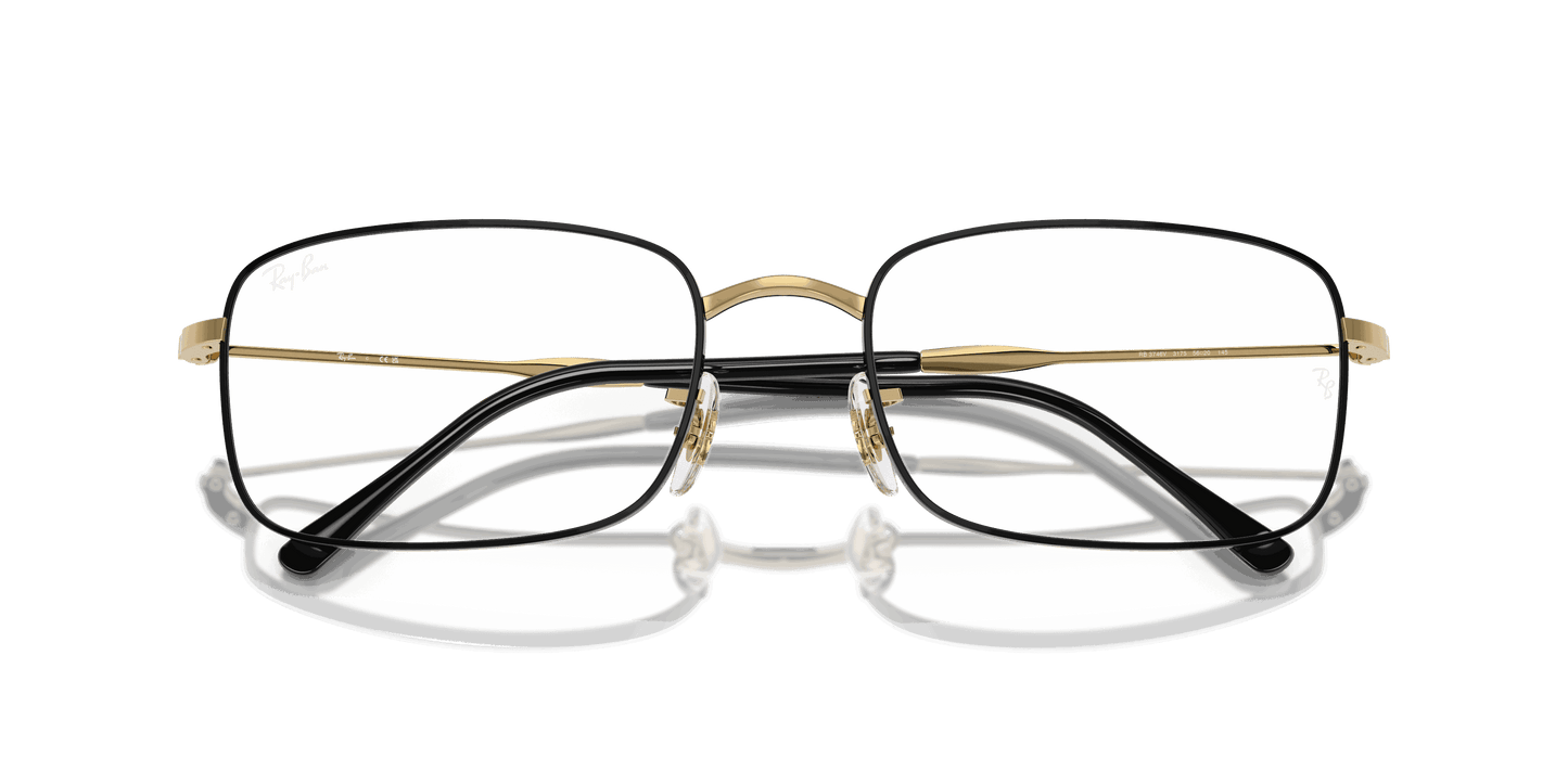 [Clear Lenses, Polished Black On Arista Frame]