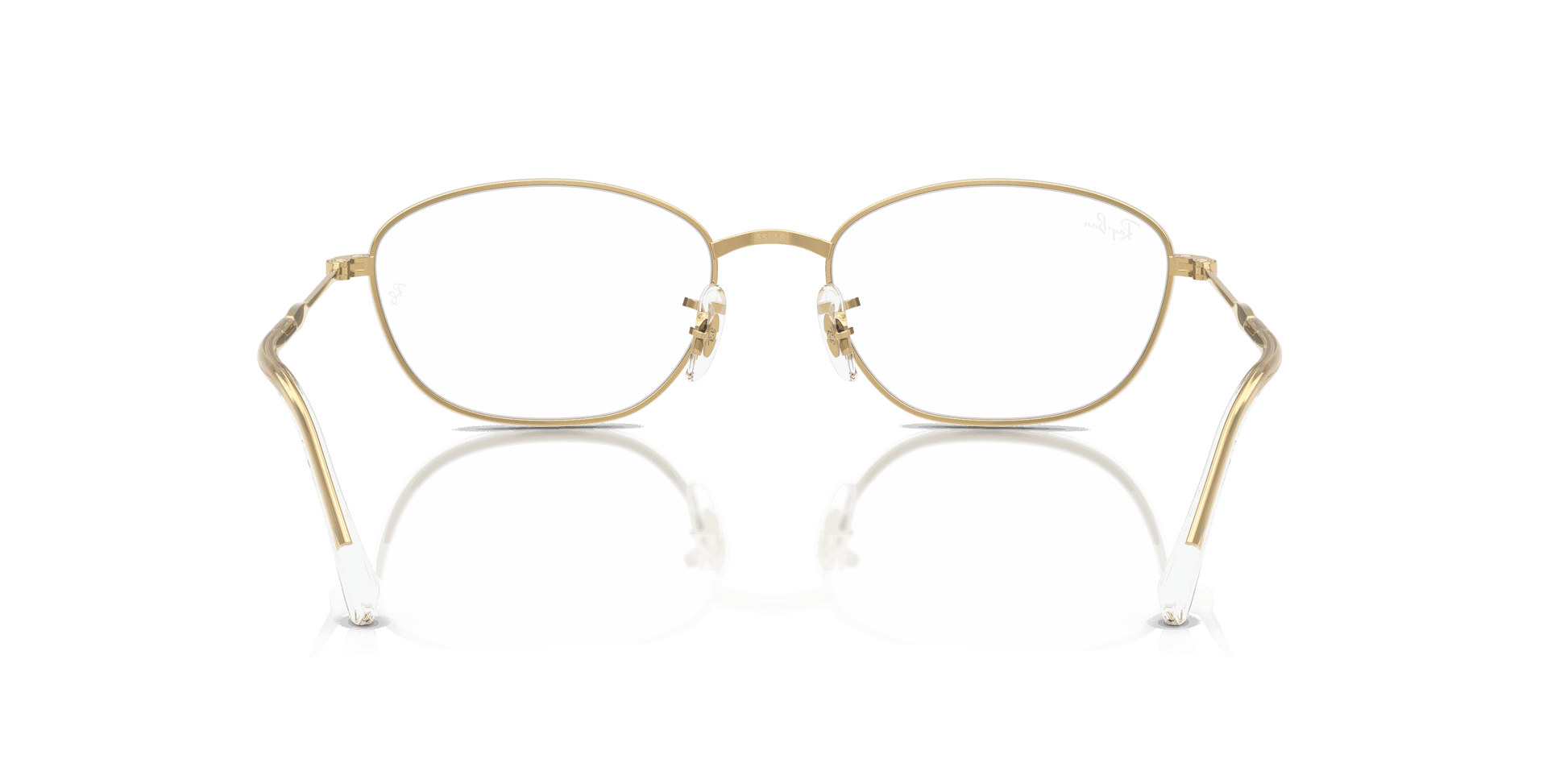 [Clear Lenses, Polished Arista Gold Frame]