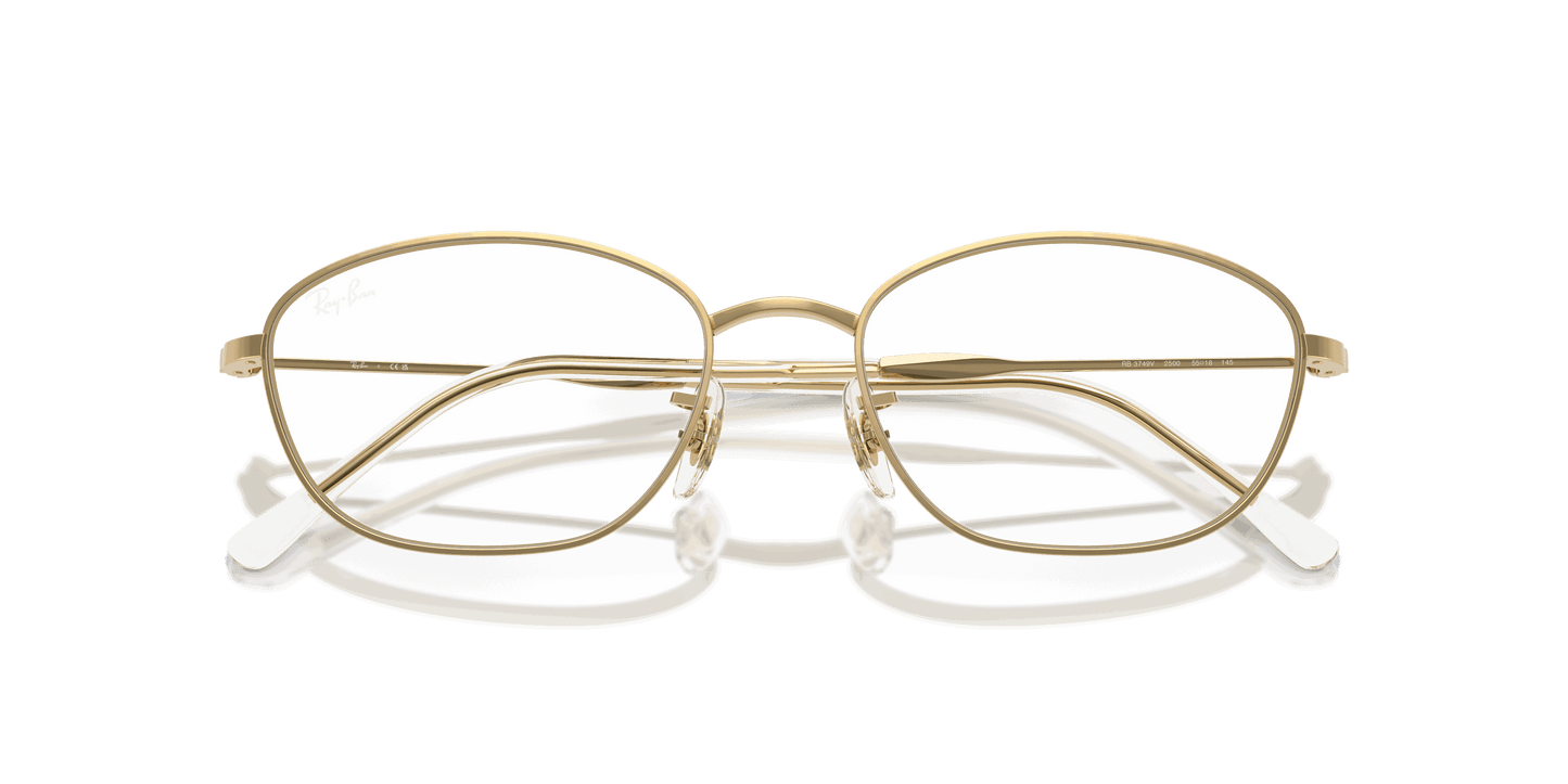 [Clear Lenses, Polished Arista Gold Frame]