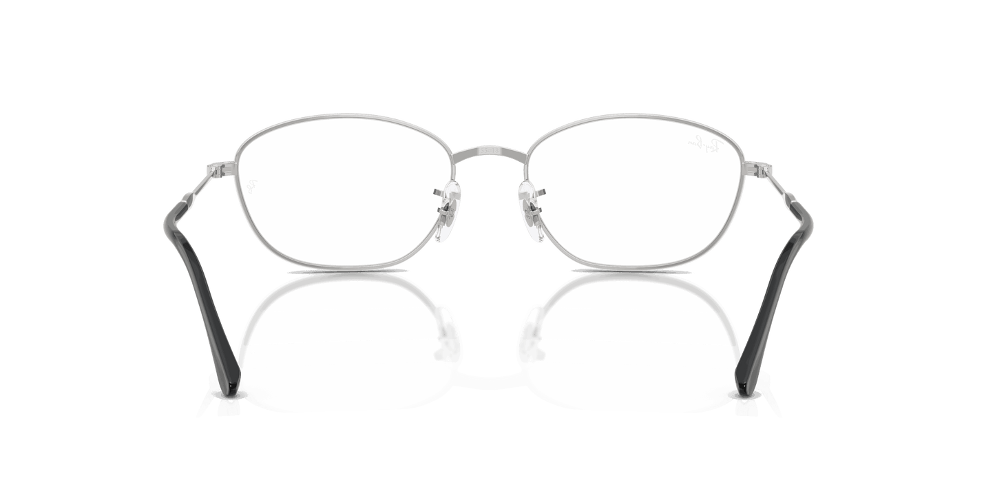 [Clear Lenses, Polished Silver Frame]