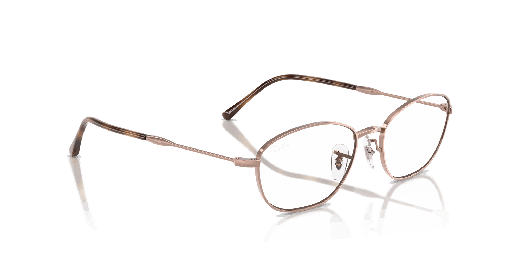 [Clear Lenses, Polished Copper Frame]