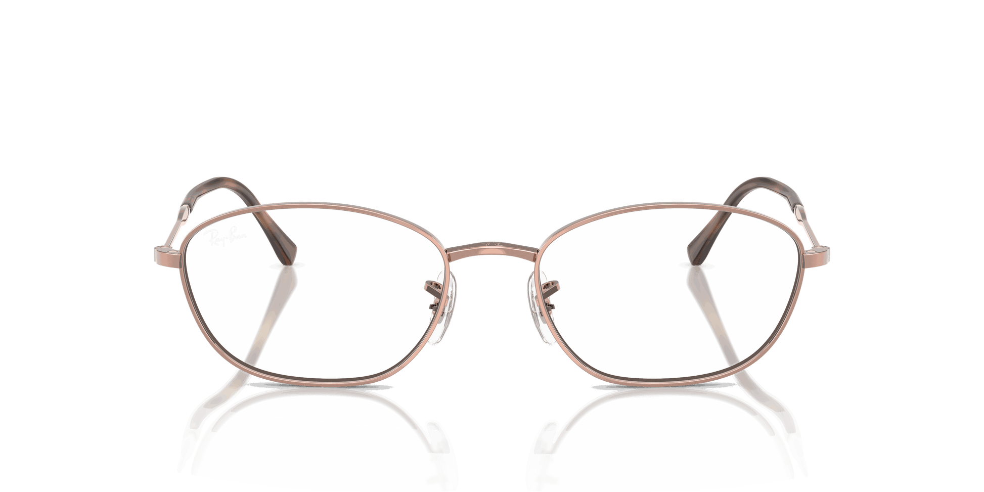 [Clear Lenses, Polished Copper Frame]