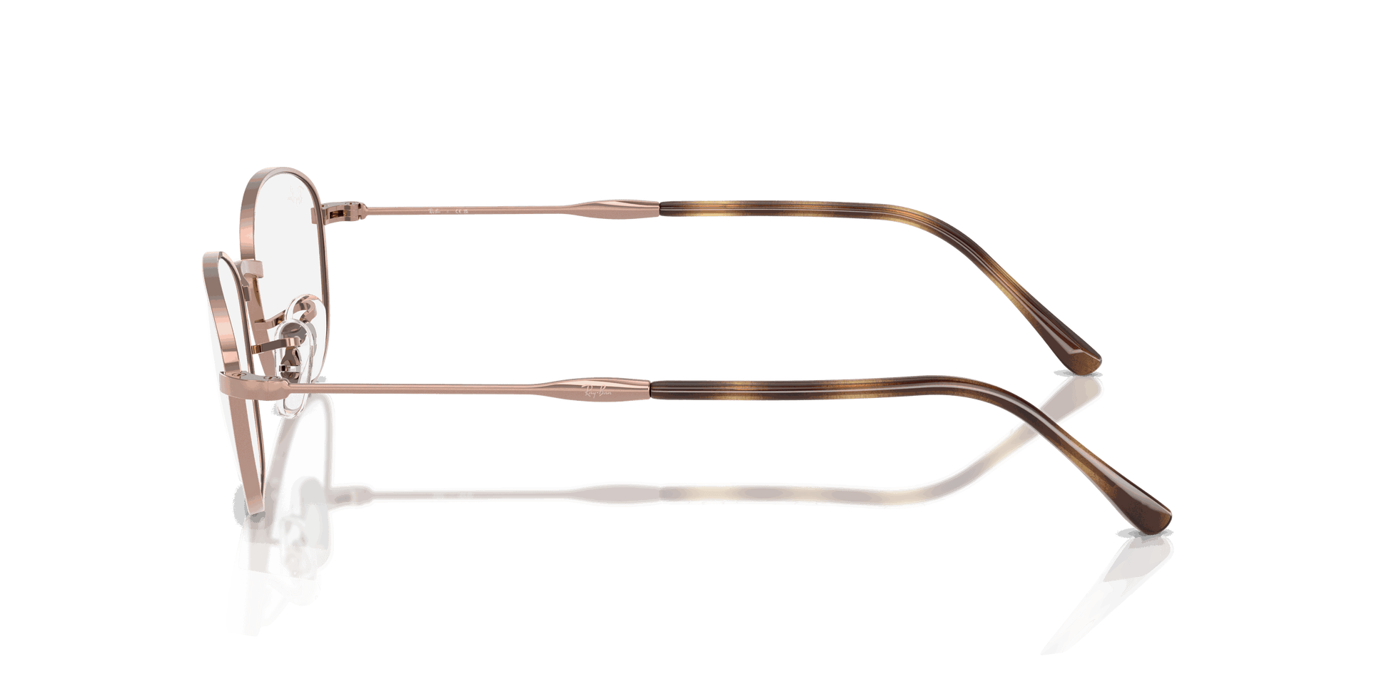 [Clear Lenses, Polished Copper Frame]