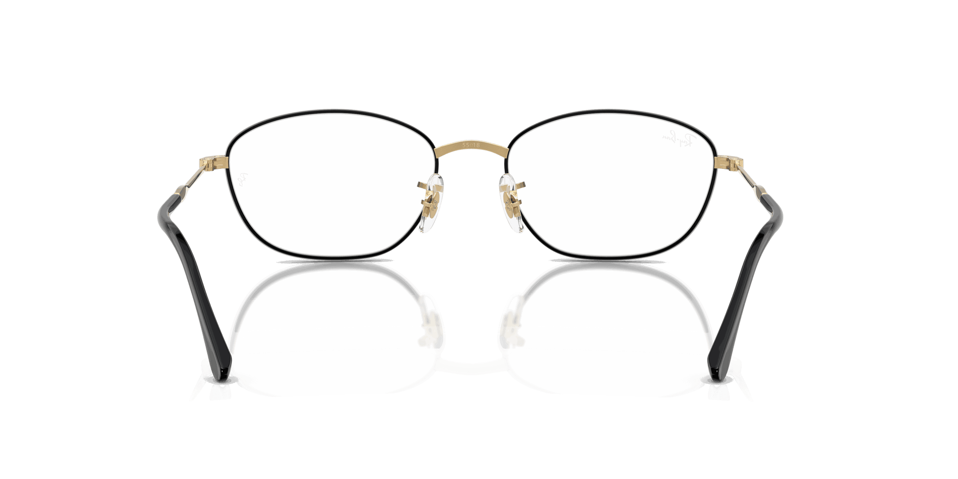 [Clear Lenses, Polished Black On Arista Frame]