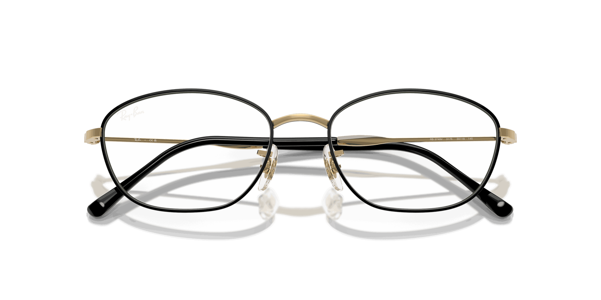 [Clear Lenses, Polished Black On Arista Frame]