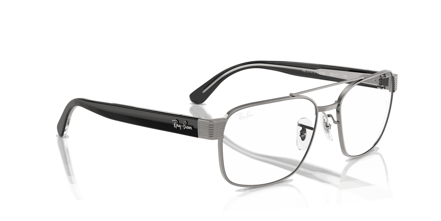 [Clear Lenses, Polished Gunmetal Frame]