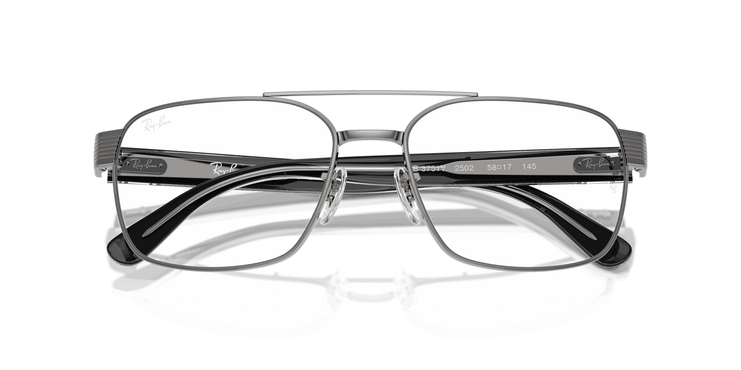 [Clear Lenses, Polished Gunmetal Frame]