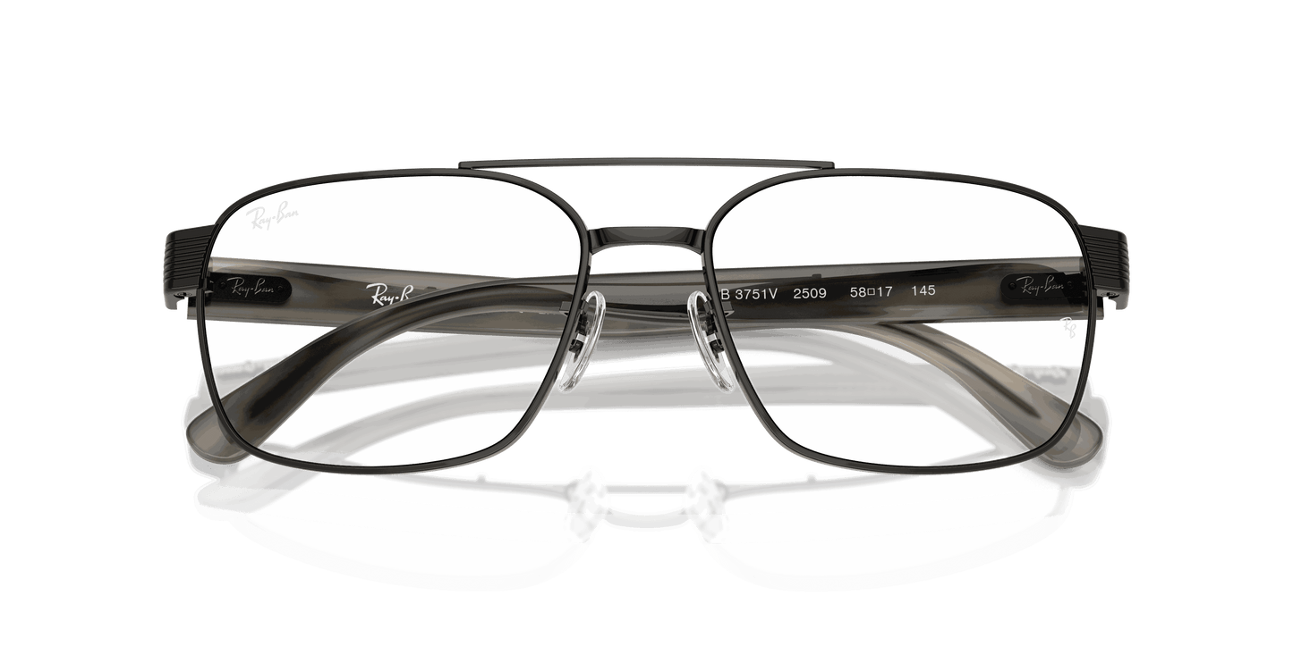 [Clear Lenses, Polished Black Frame]