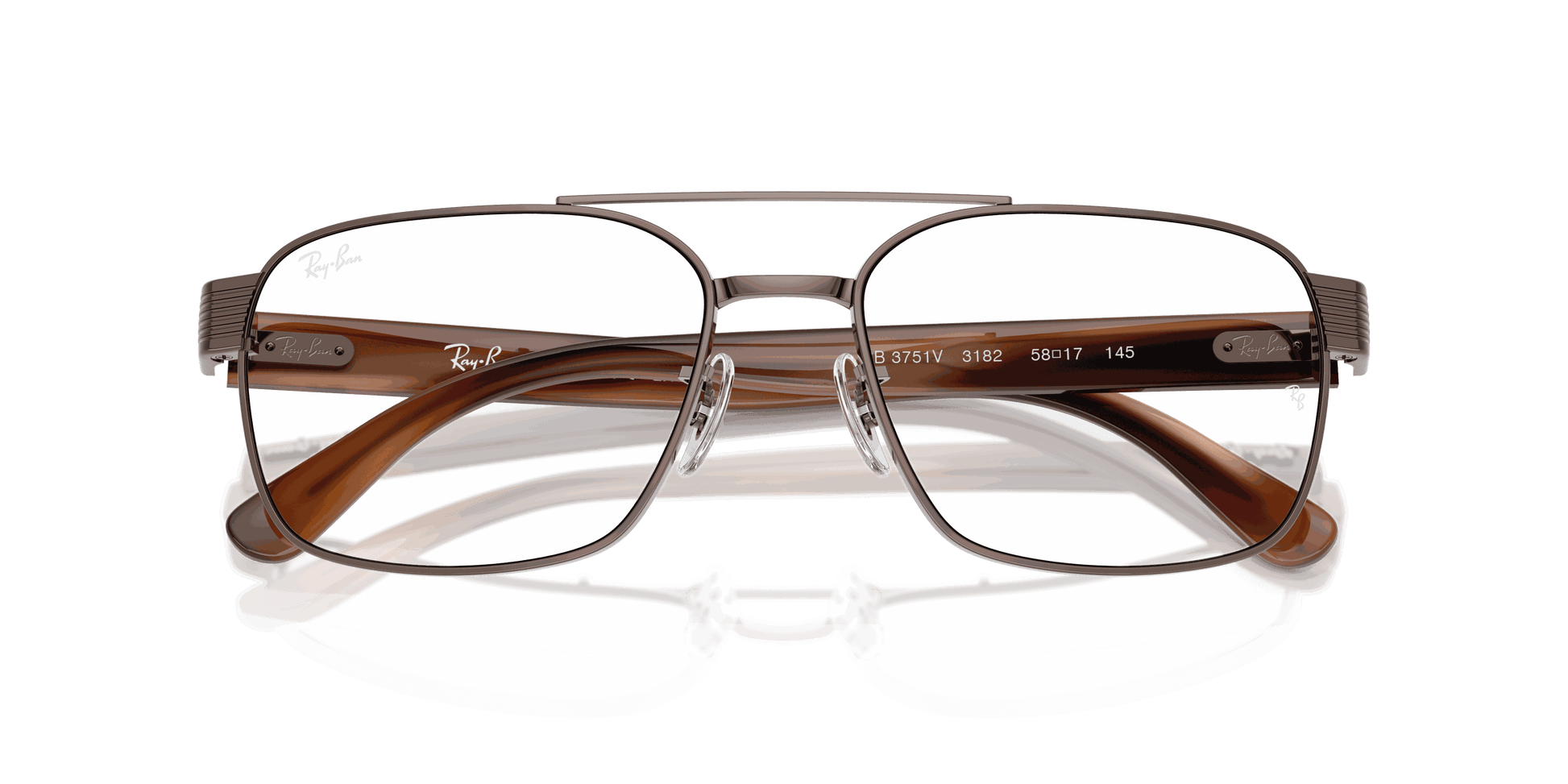 [Clear Lenses, Polished Copper Frame]