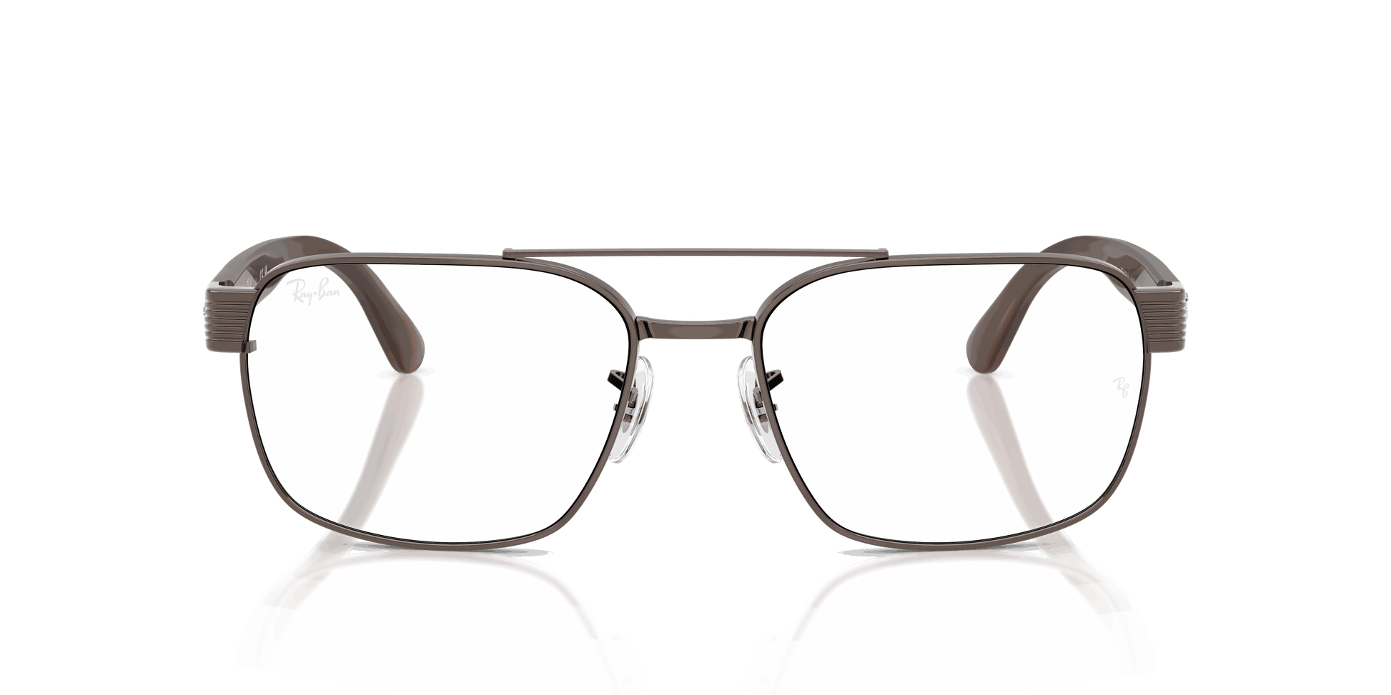 [Clear Lenses, Polished Copper Frame]
