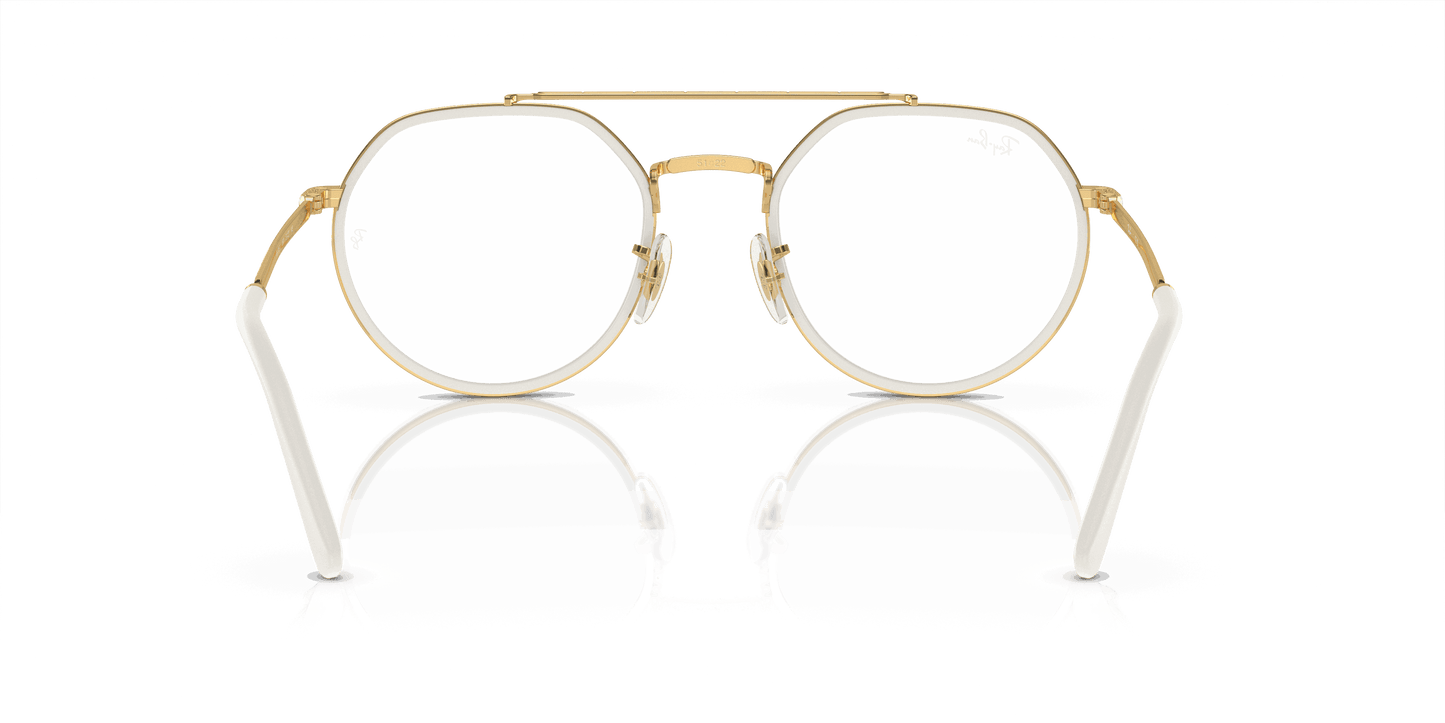 [Clear Lenses, Polished Gold Frame]