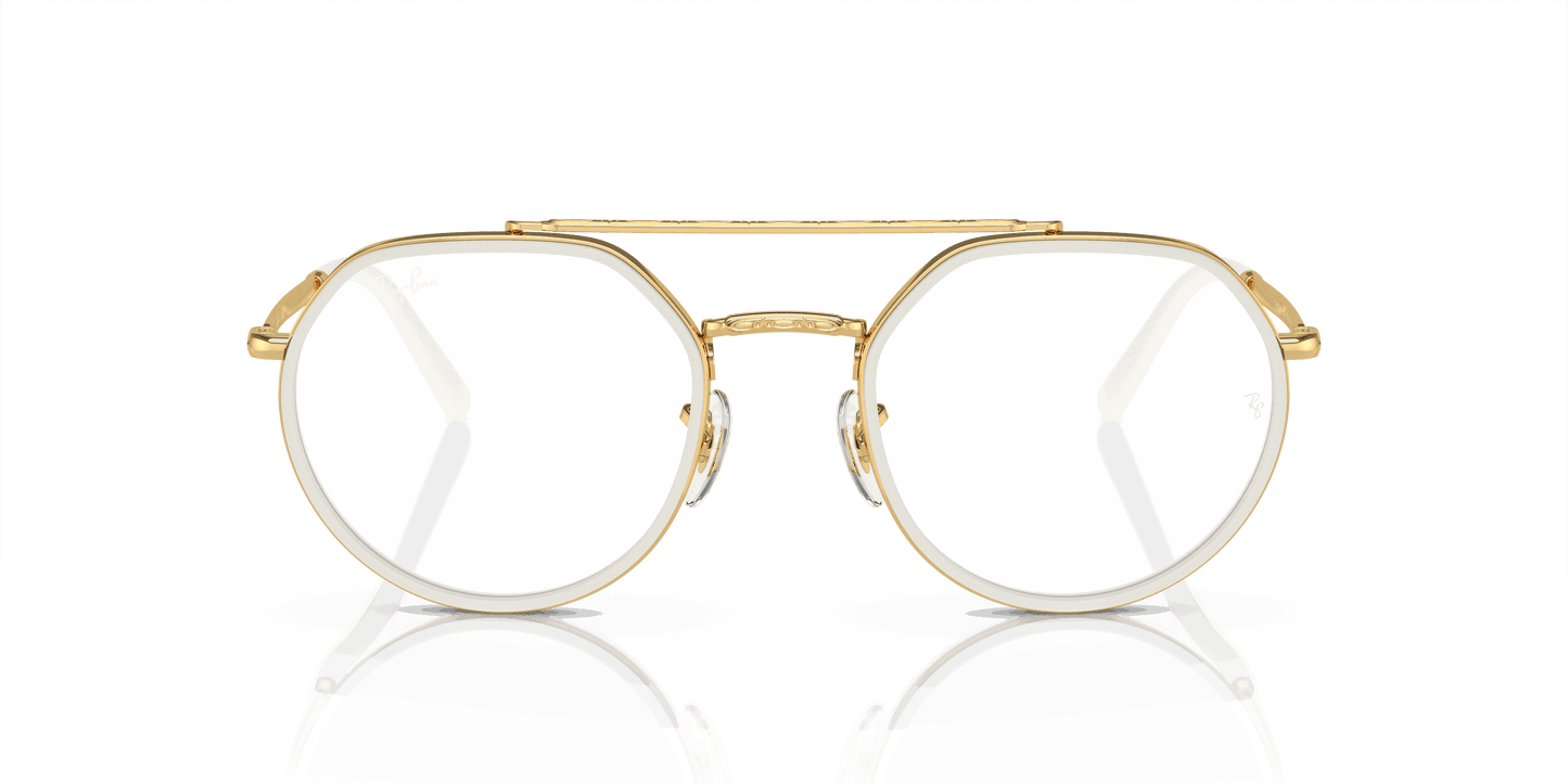 [Clear Lenses, Polished Gold Frame]