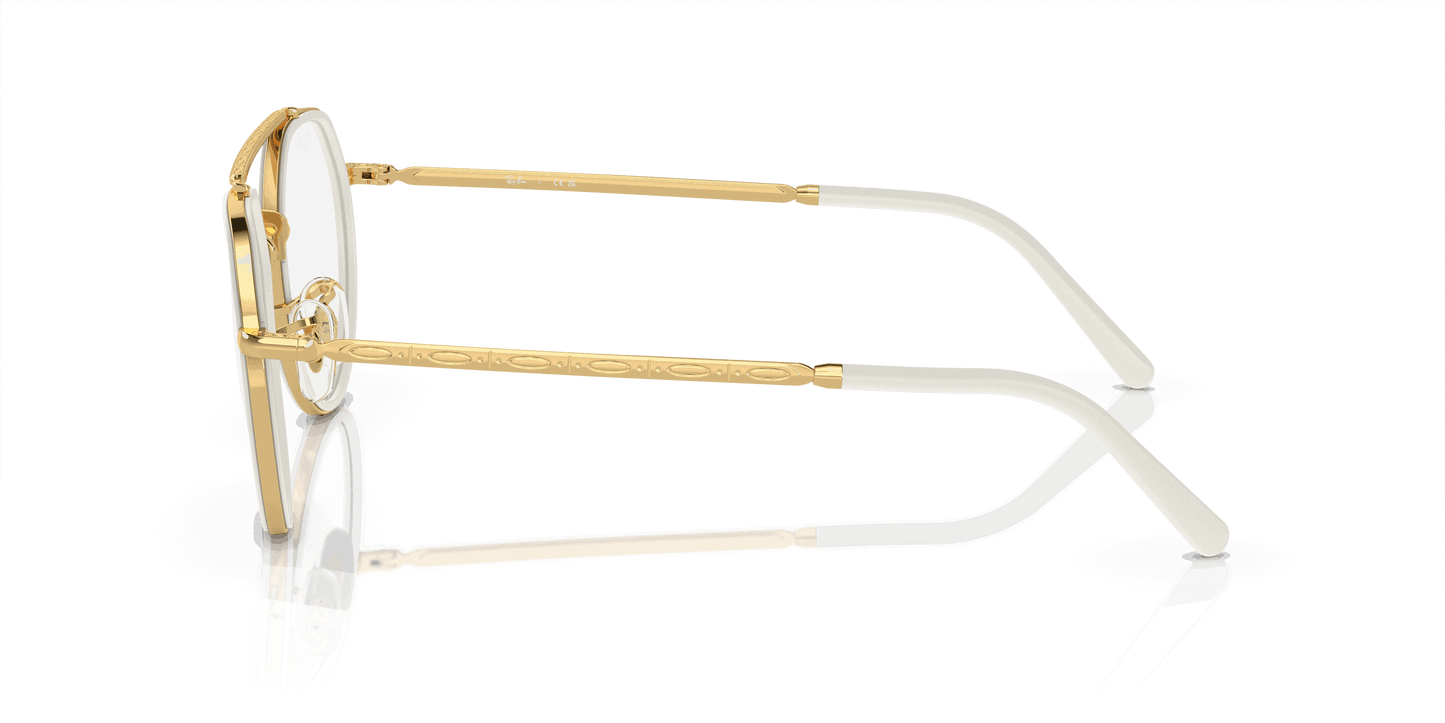 [Clear Lenses, Polished Gold Frame]