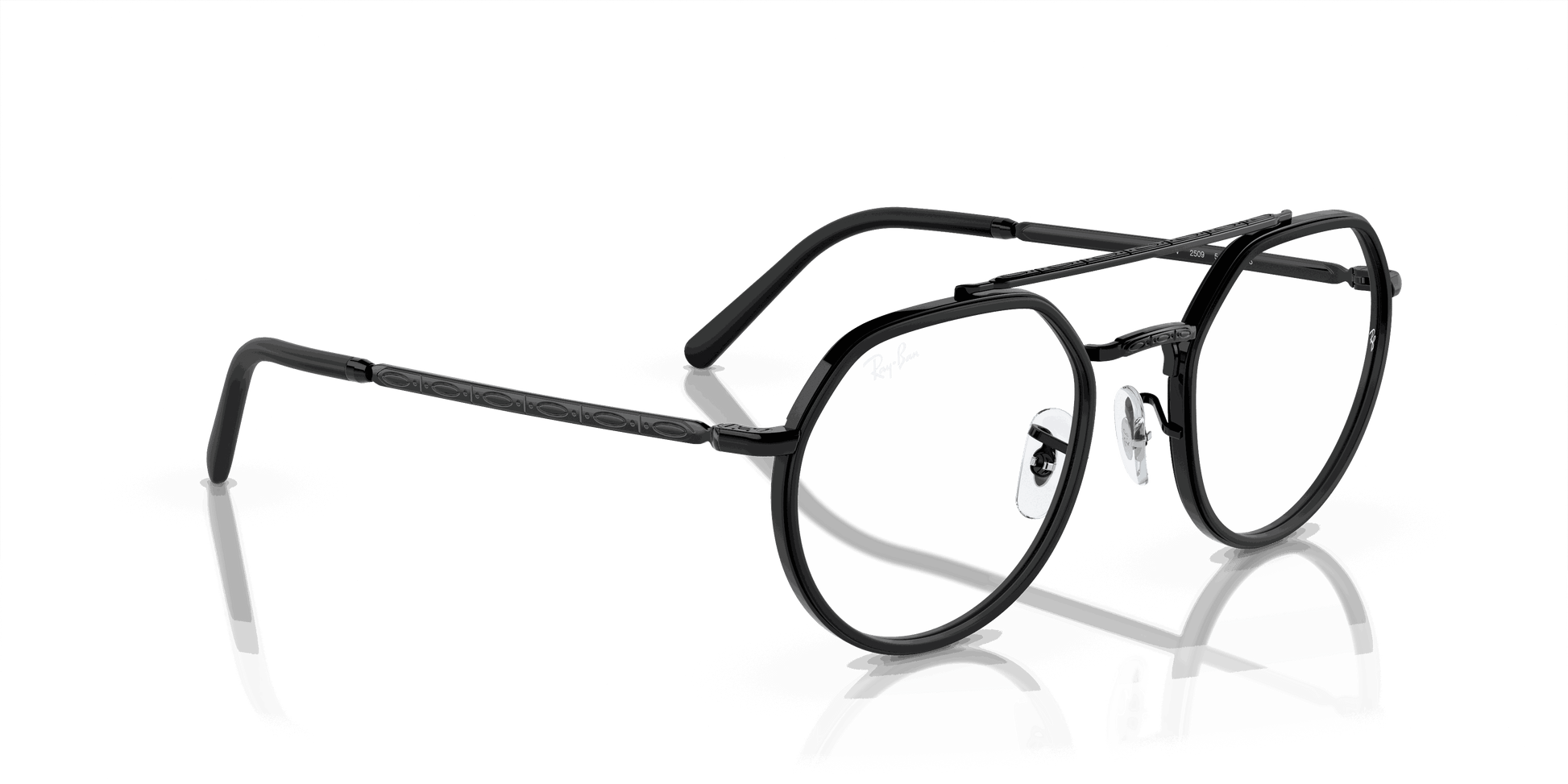 [Demo Lens Lenses, Polished Black Frame]