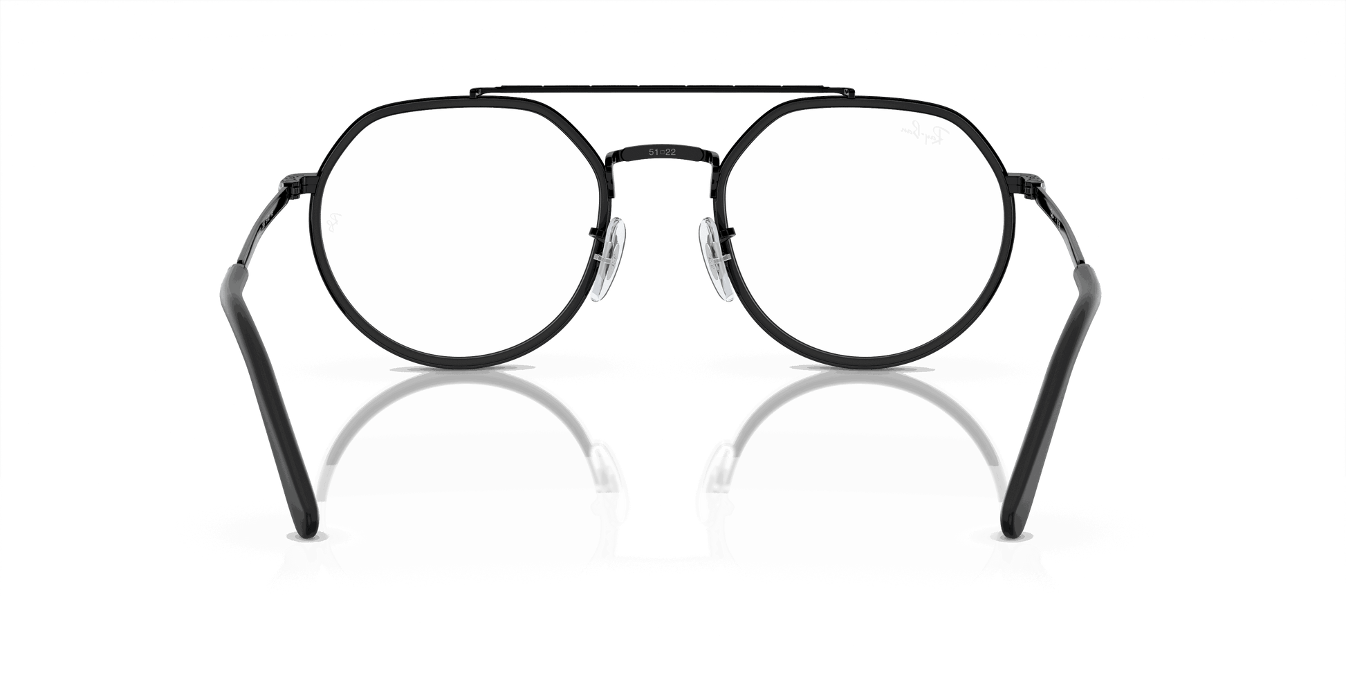 [Demo Lens Lenses, Polished Black Frame]